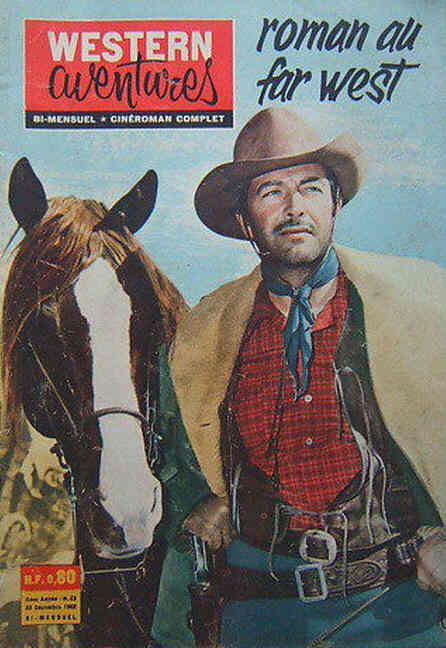 WESTERN AVENTURES magazine side cover Issue 23 20 December 1962