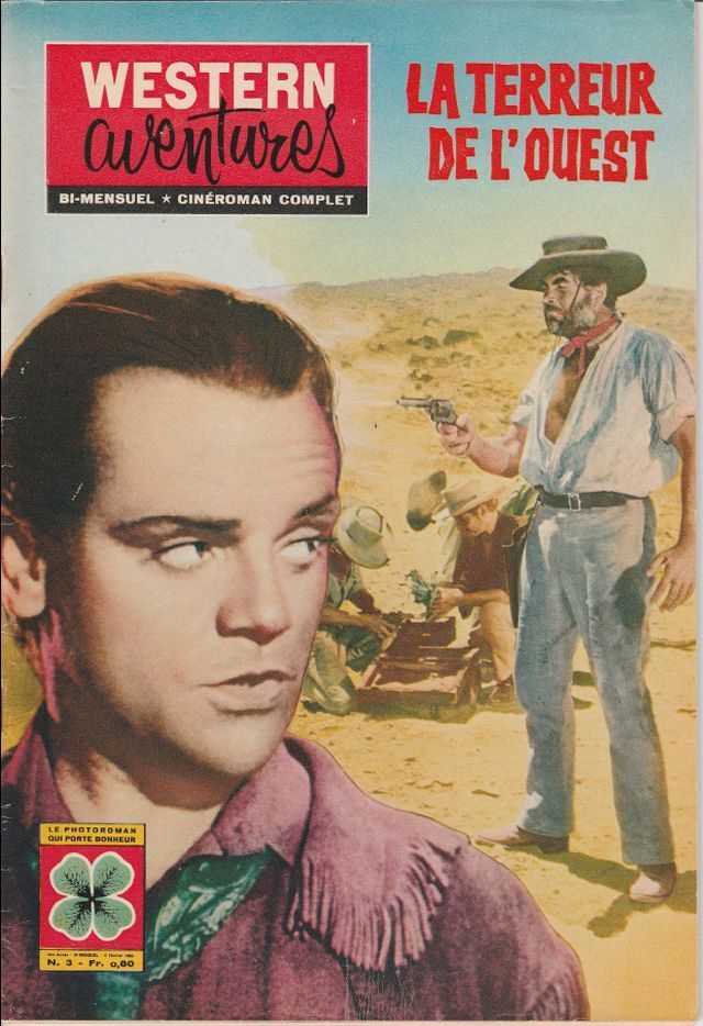 WESTERN AVENTURES magazine side cover Issue 3 5 February 1963