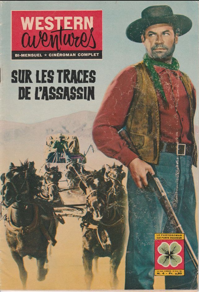 WESTERN AVENTURES magazine side cover Issue 4 20 February 1963