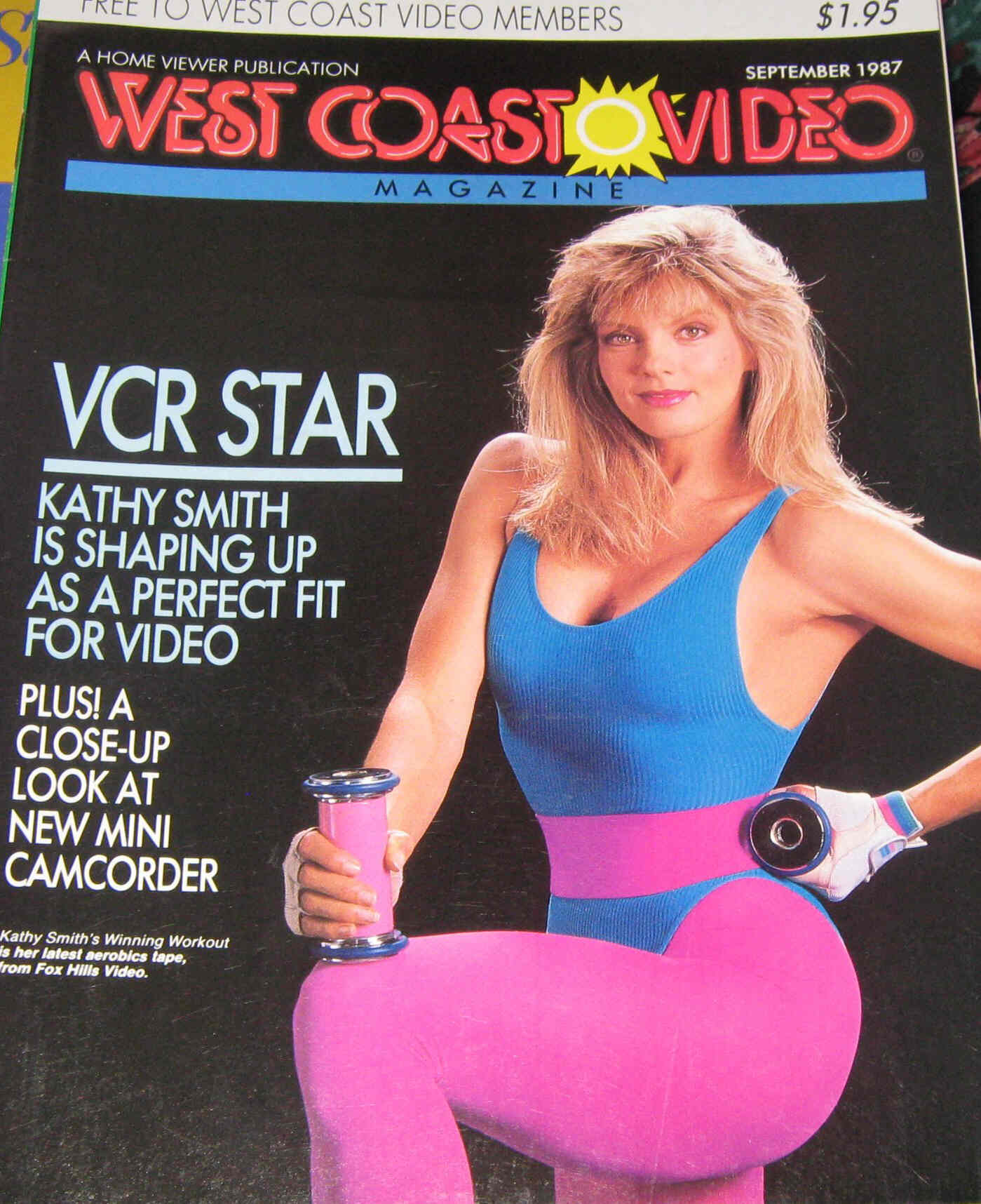WEST COAST VIDEO magazine side cover September 1987