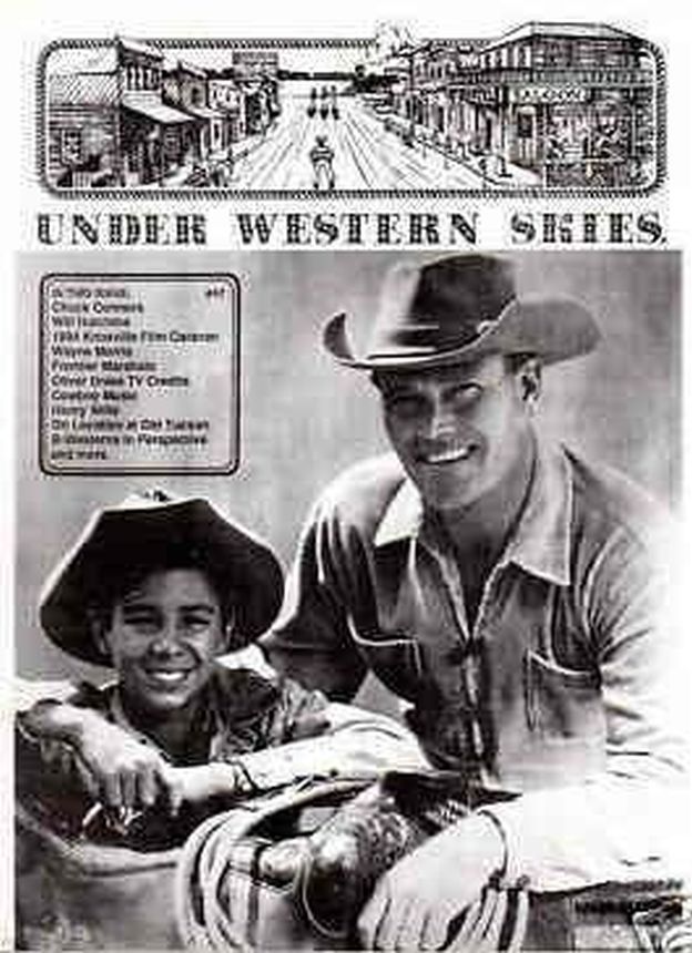 UNDER WESTERN SKIES magazine side cover Issue 47  1995