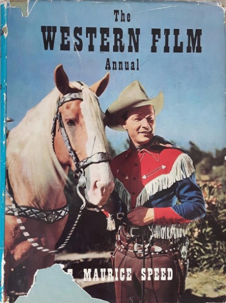 WESTERN FILM ANNUAL magazine side cover   1951