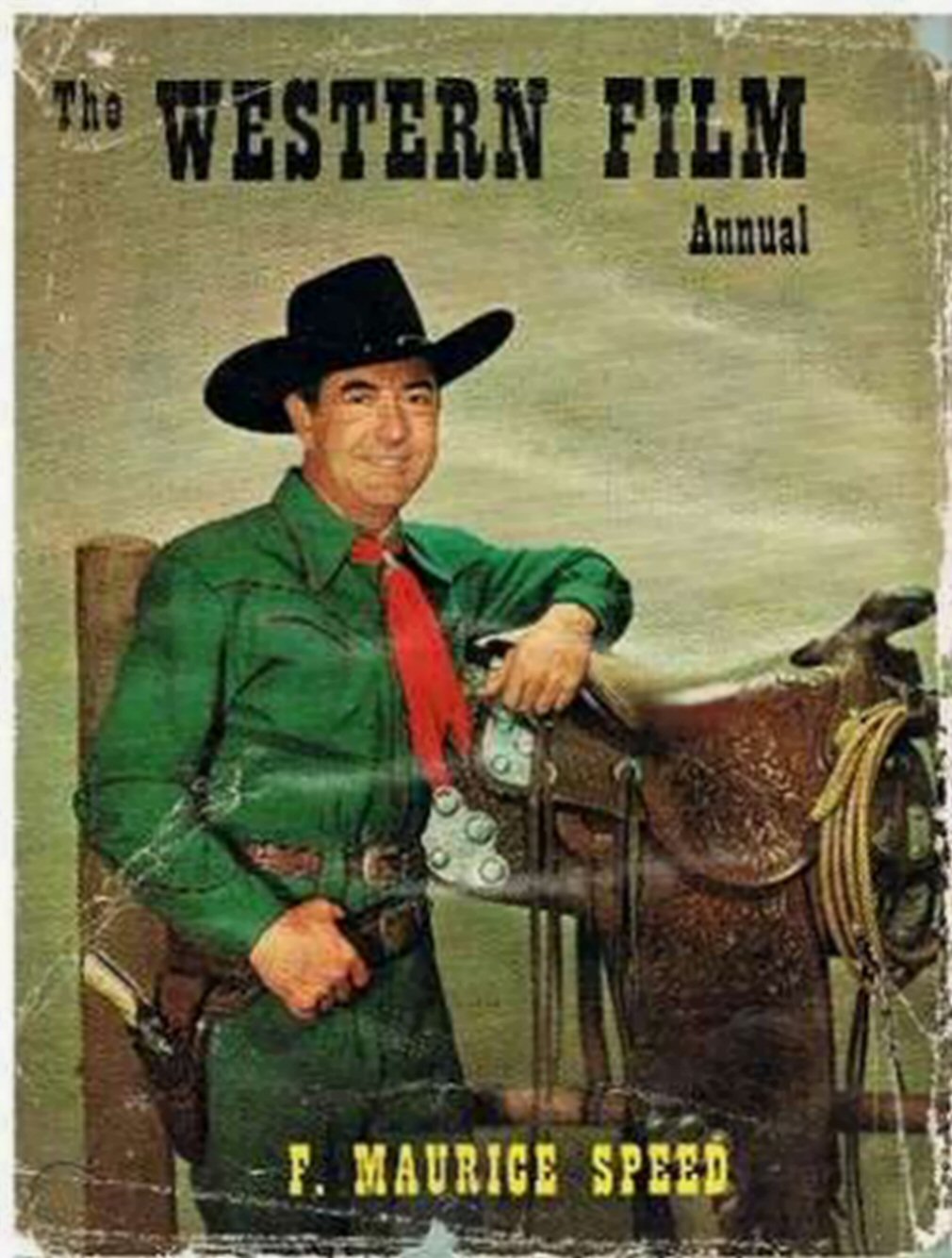 WESTERN FILM ANNUAL magazine side cover   1953