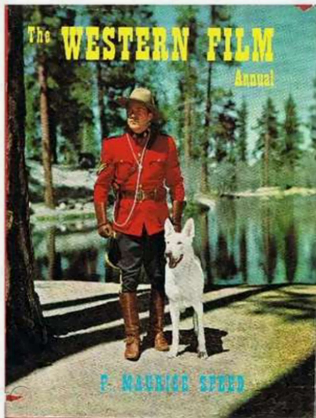 WESTERN FILM ANNUAL magazine side cover   1954