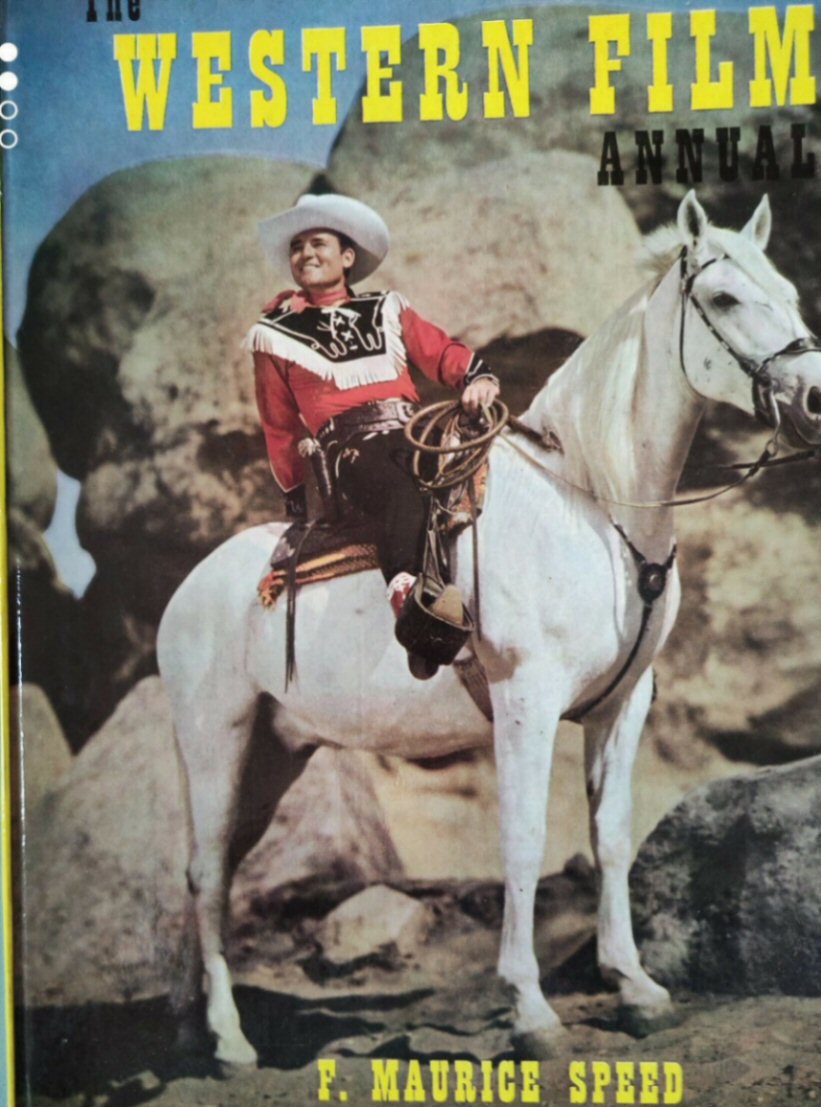 WESTERN FILM ANNUAL magazine side cover   1955