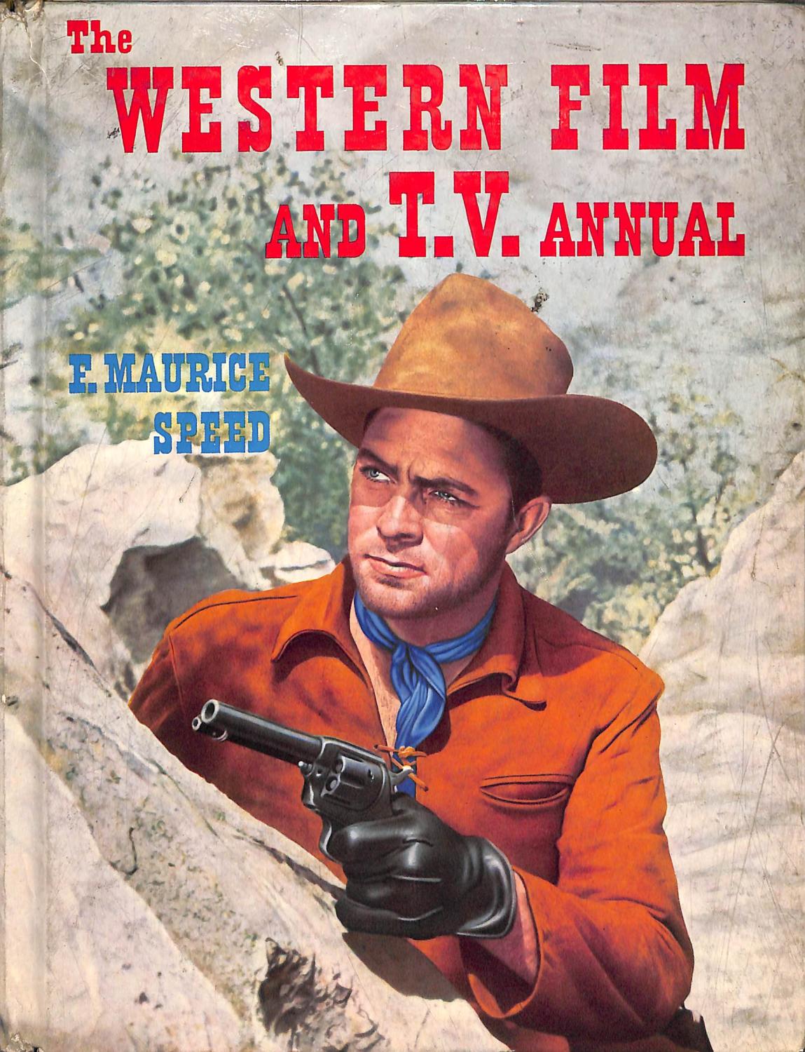 WESTERN FILM ANNUAL magazine side cover   1958