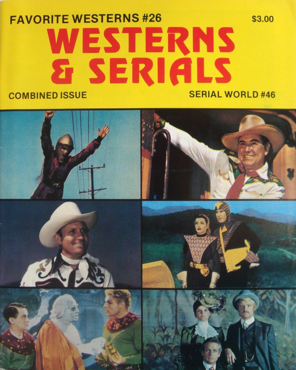 WESTERNS AND SERIALS magazine side cover Issue 26/46  1987