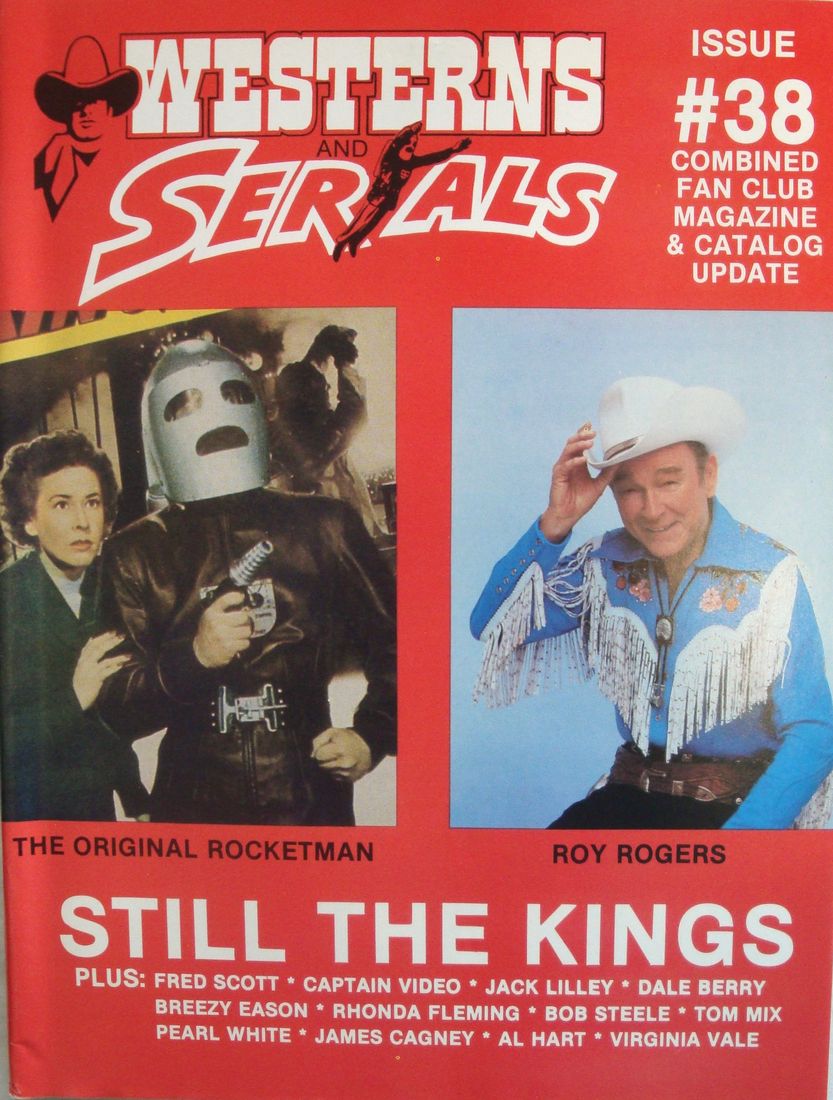 WESTERNS AND SERIALS magazine side cover Issue 38/58  1992