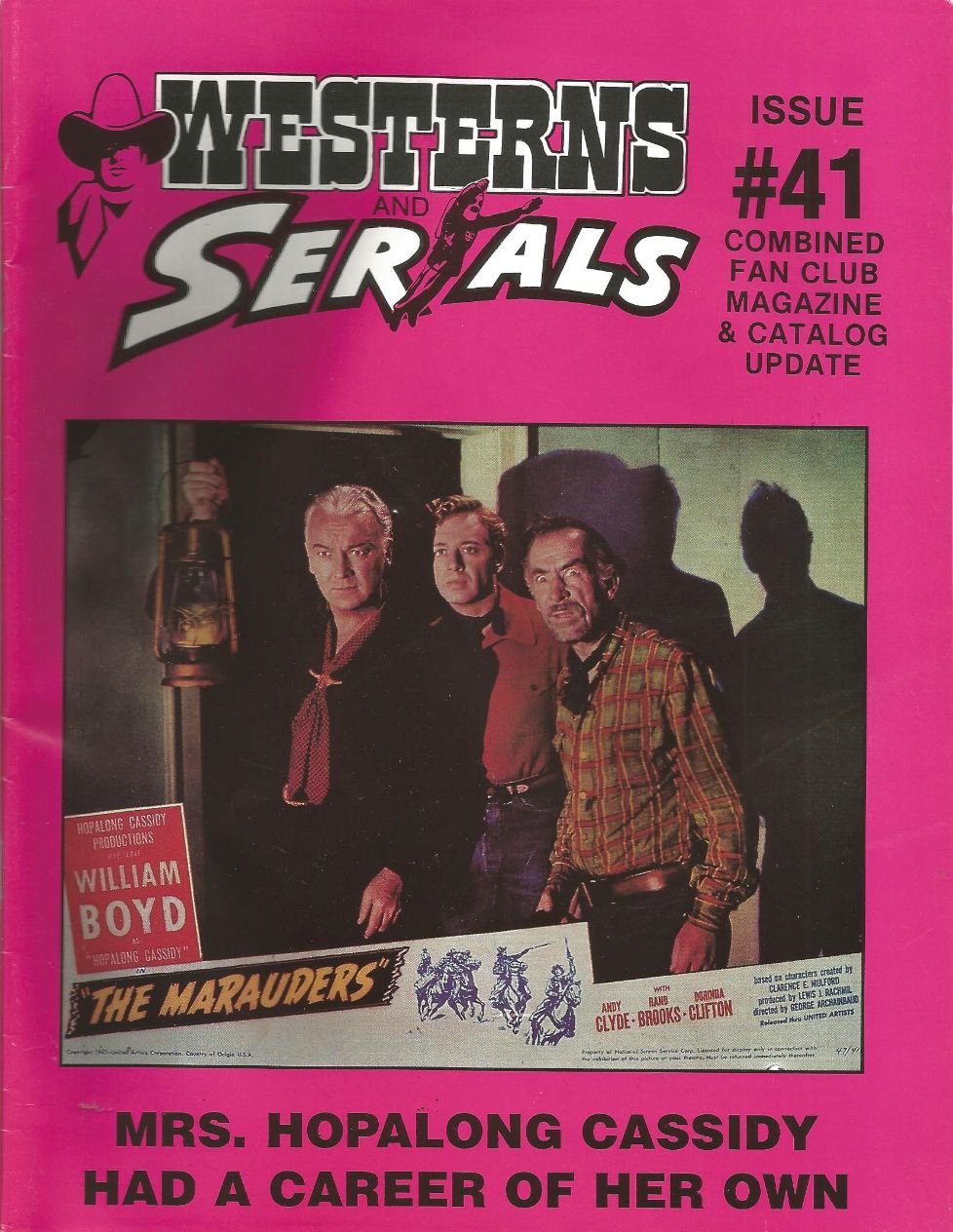 WESTERNS AND SERIALS magazine side cover Issue 41/61  1994