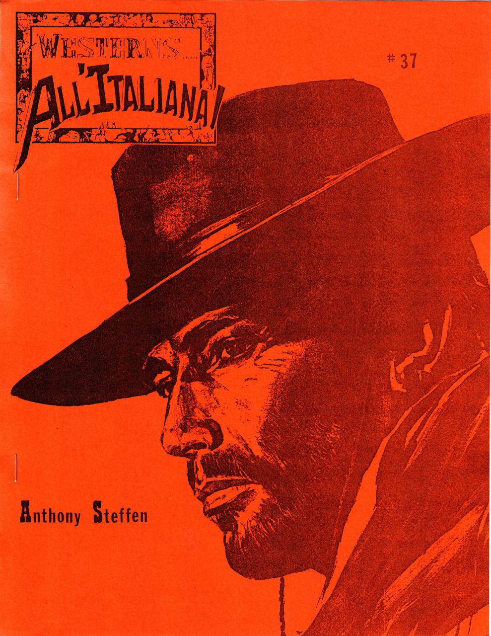 WESTERNS... ALL ITALIANA magazine side cover Issue 37   1994