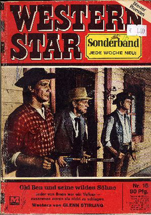 WESTERN STAR SONDERBAND magazine side cover Issue 15   1969