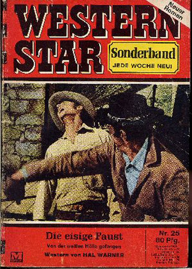 WESTERN STAR SONDERBAND magazine side cover Issue 25   1969