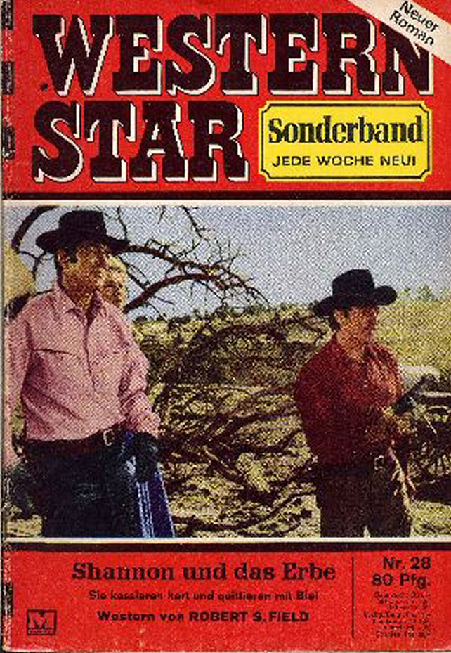 WESTERN STAR SONDERBAND magazine side cover Issue 28   1969