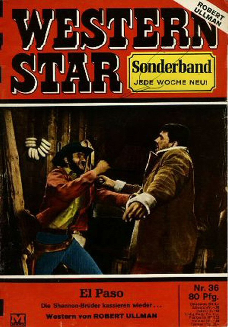 WESTERN STAR SONDERBAND magazine side cover Issue 36   1969