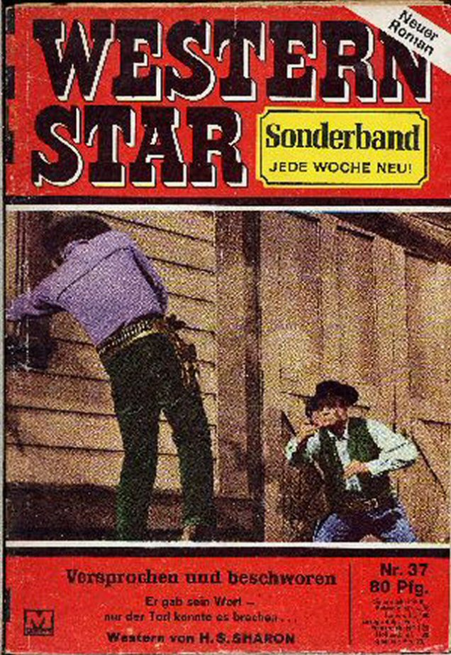 WESTERN STAR SONDERBAND magazine side cover Issue 37   1969