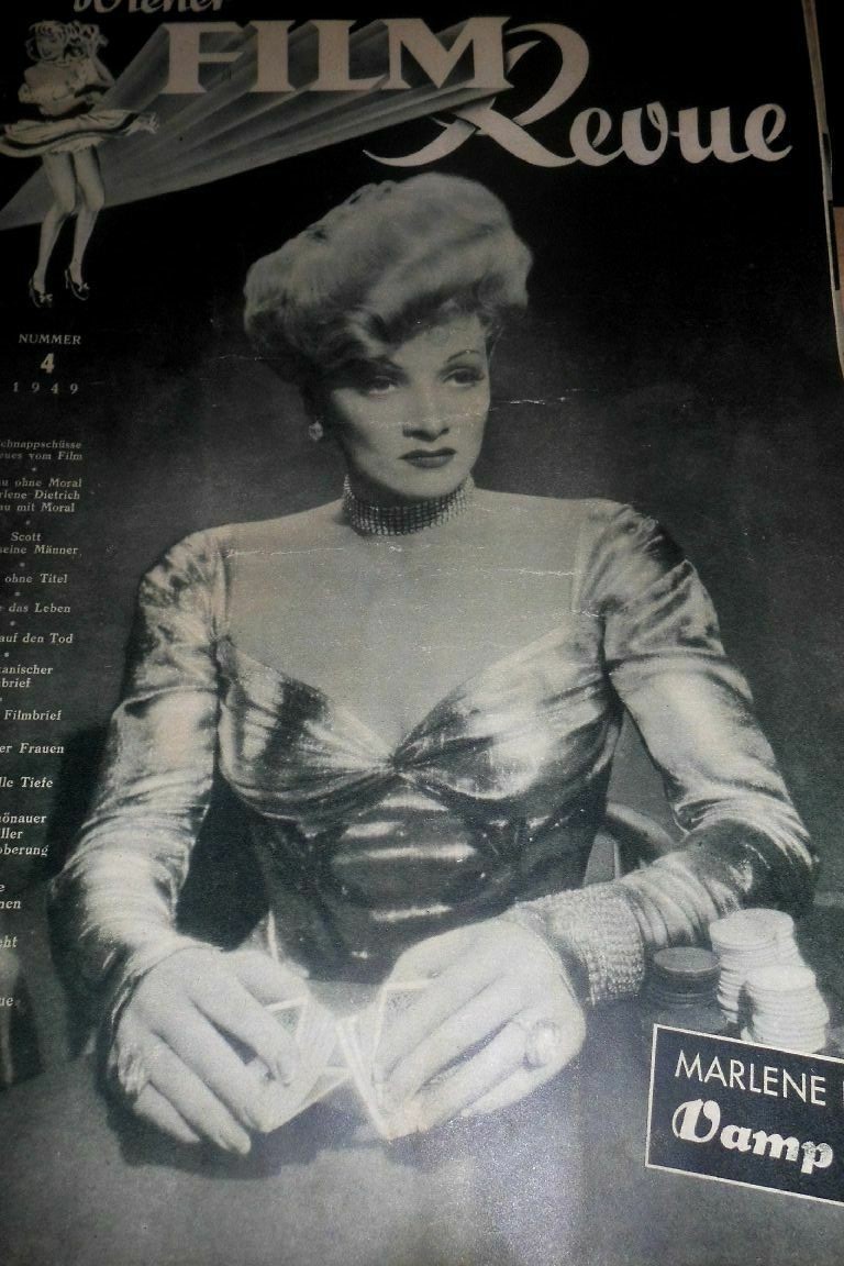 WIENER FILM REVUE magazine side cover Issue 4   1949