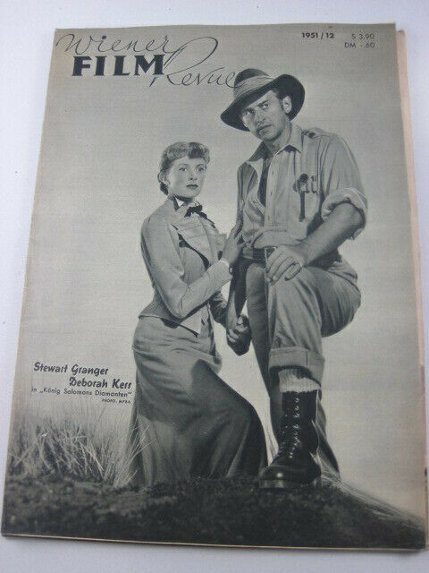 WIENER FILM REVUE magazine side cover Issue 12   1951