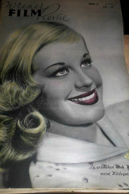 WIENER FILM REVUE magazine side cover Issue 1   1952