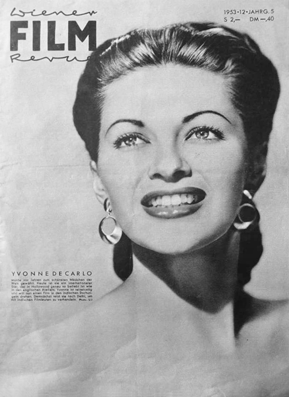 WIENER FILM REVUE magazine side cover Issue 12   1953