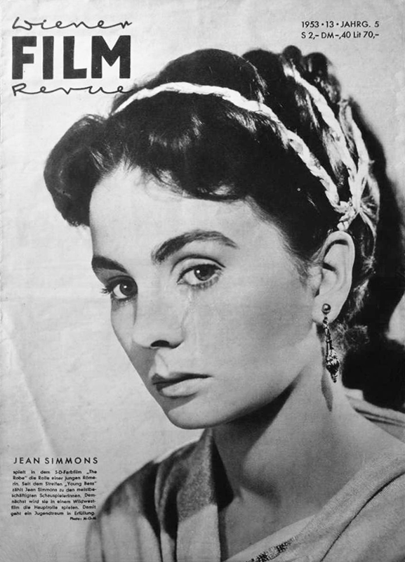 WIENER FILM REVUE magazine side cover Issue 13   1953