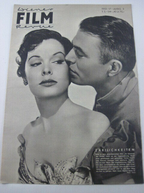 WIENER FILM REVUE magazine side cover Issue 17   1953