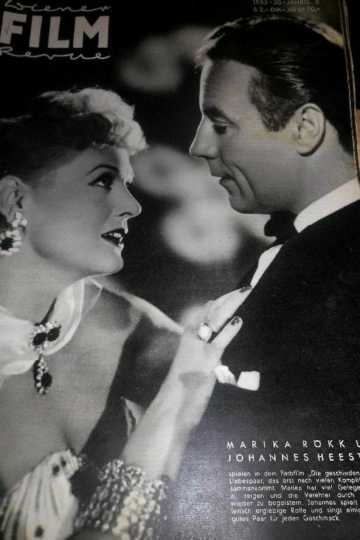 WIENER FILM REVUE magazine side cover Issue 20   1953