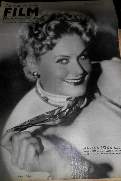 WIENER FILM REVUE magazine side cover Issue 2   1954