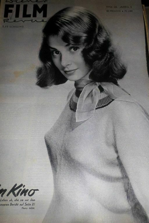 WIENER FILM REVUE magazine side cover Issue 26   1954