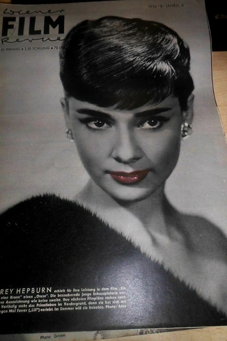 WIENER FILM REVUE magazine side cover Issue 8   1954