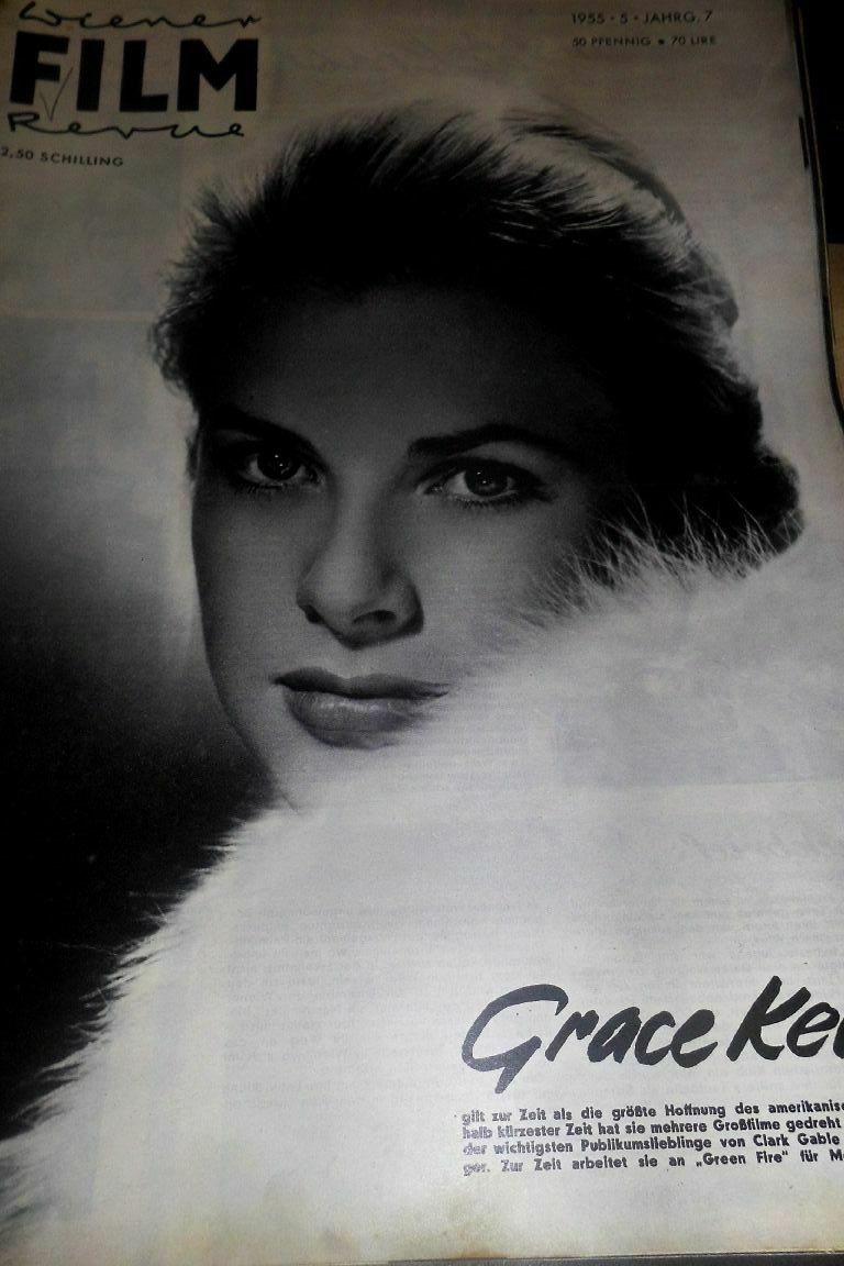 WIENER FILM REVUE magazine side cover Issue 5   1955