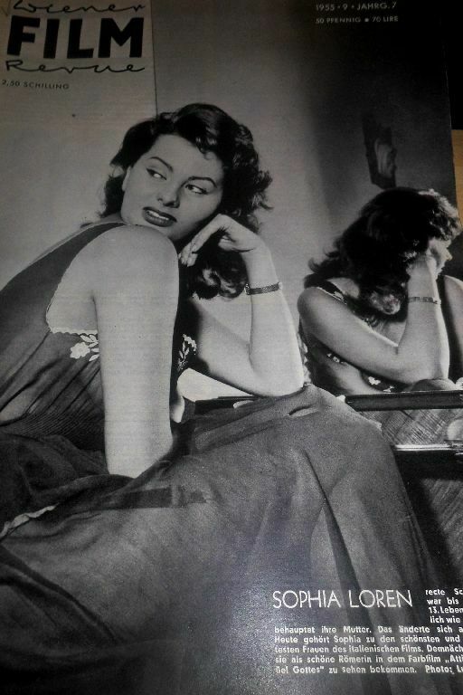 WIENER FILM REVUE magazine side cover Issue 9   1955
