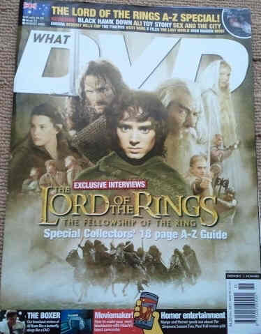 WHAT DVD (Au) magazine side cover Issue 15 August 2002