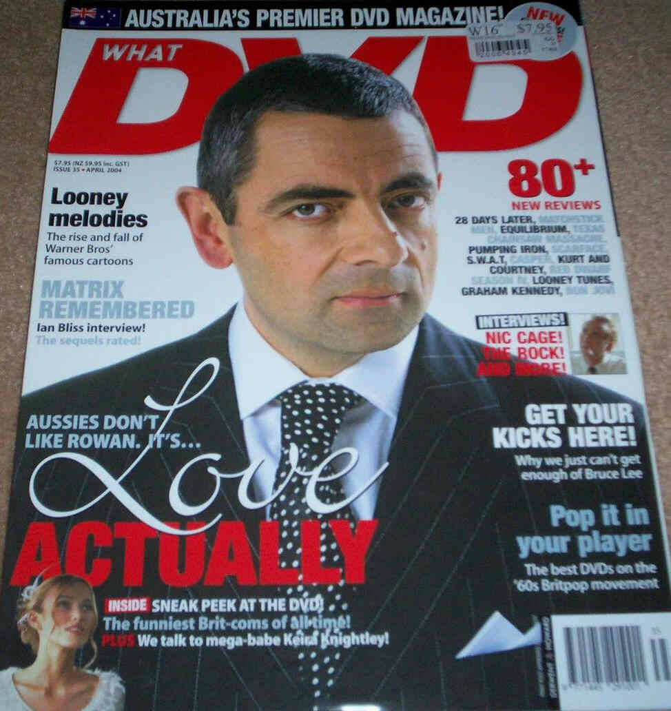WHAT DVD (Au) magazine side cover Issue 35 April 2004