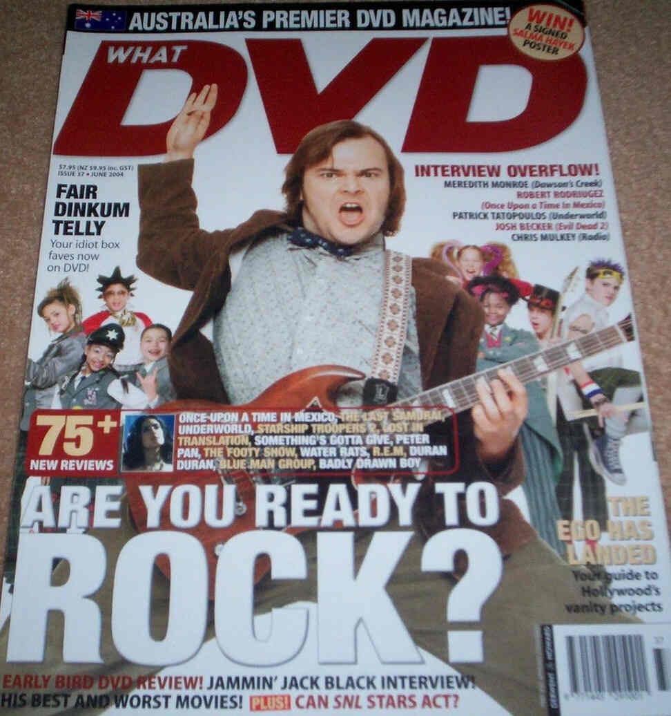 WHAT DVD (Au) magazine side cover Issue 37 June 2004