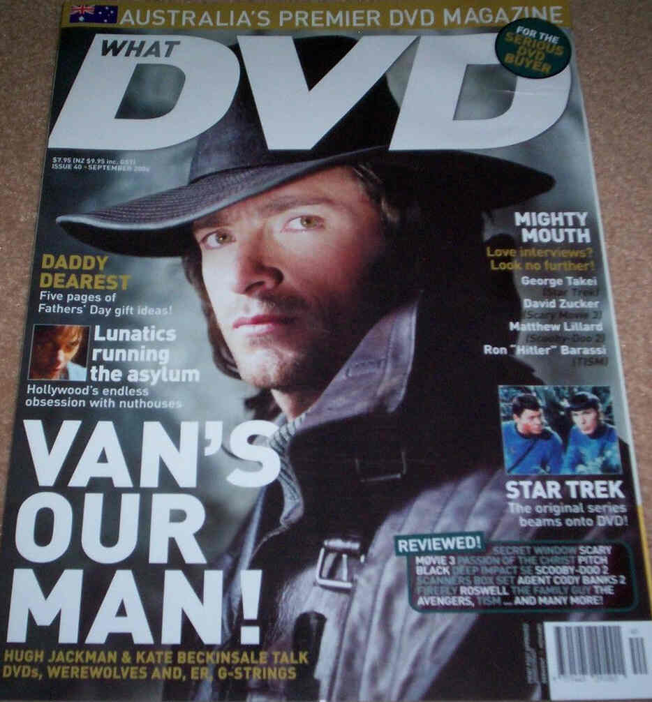 WHAT DVD (Au) magazine side cover Issue 40 September 2004