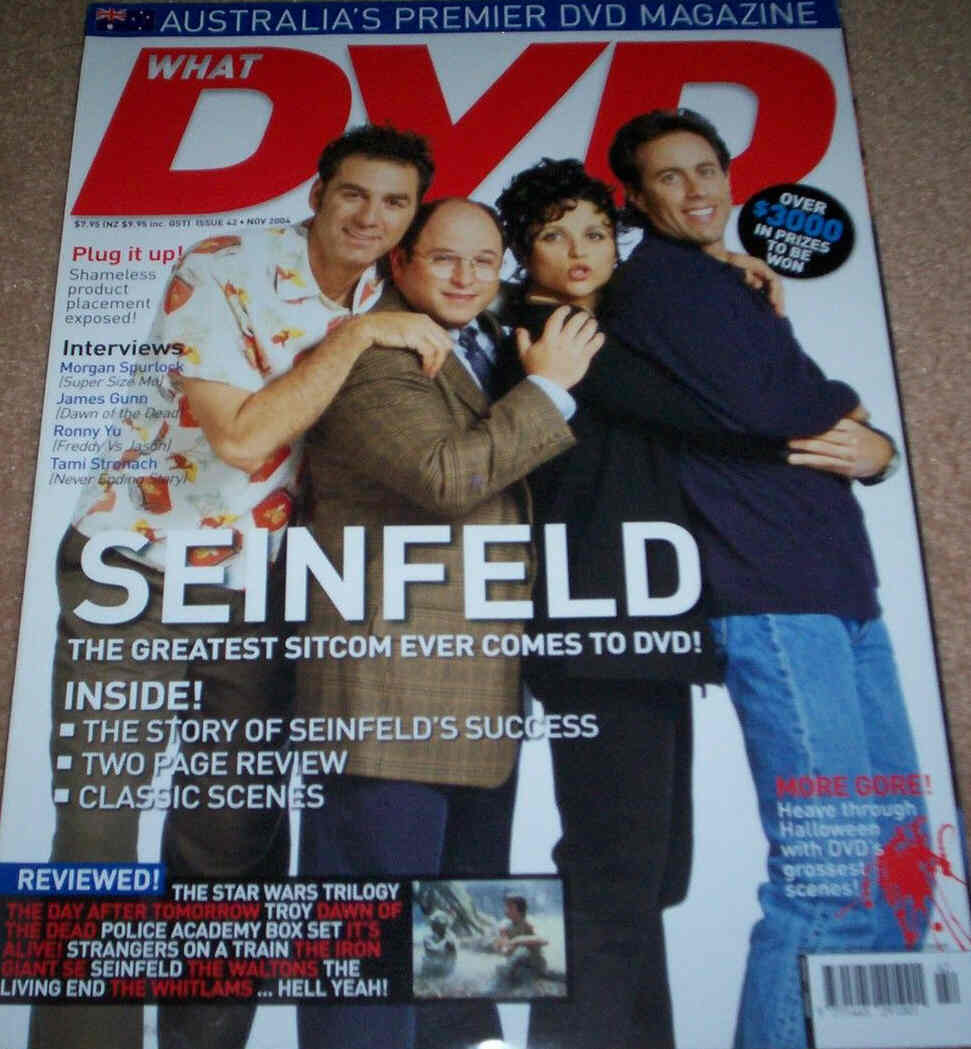 WHAT DVD (Au) magazine side cover Issue 42 November 2004