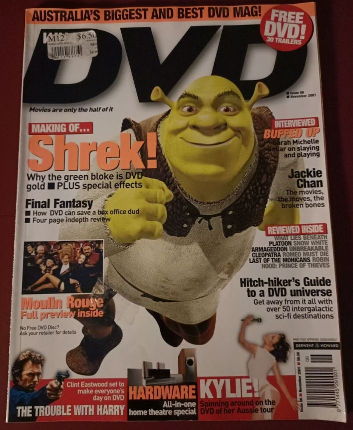 WHAT DVD (Au) magazine side cover Issue 6  November 2001