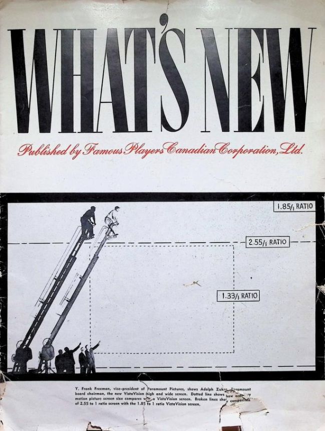WHATS NEW magazine side cover  June 1954