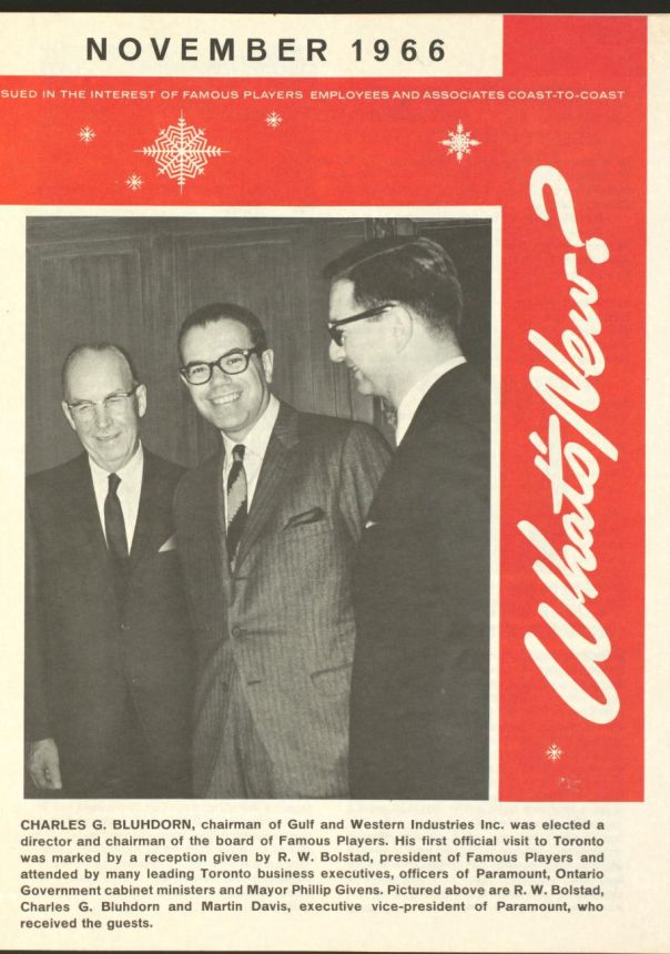WHATS NEW magazine side cover  November 1966