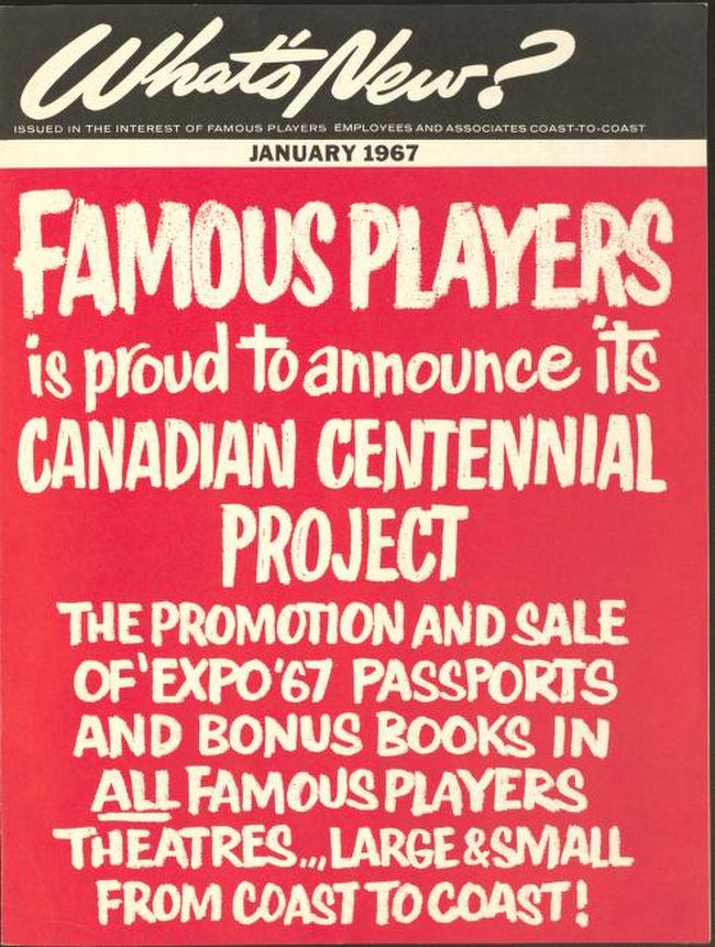 WHATS NEW magazine side cover  January 1967