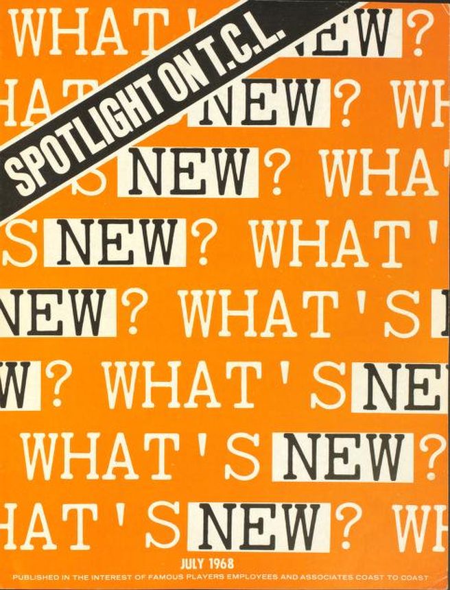 WHATS NEW magazine side cover  July 1968