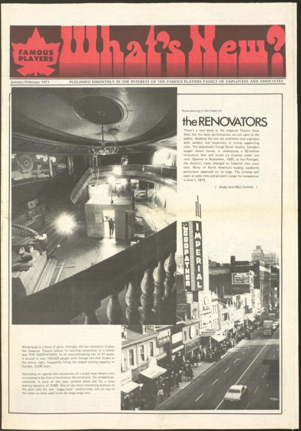 WHATS NEW magazine side cover  January/February 1973