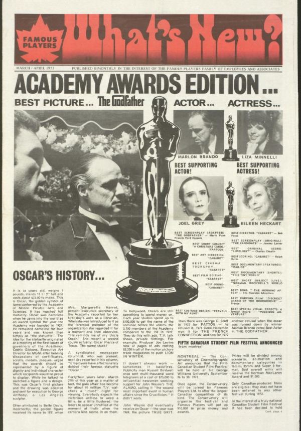 WHATS NEW magazine side cover  March/April 1973