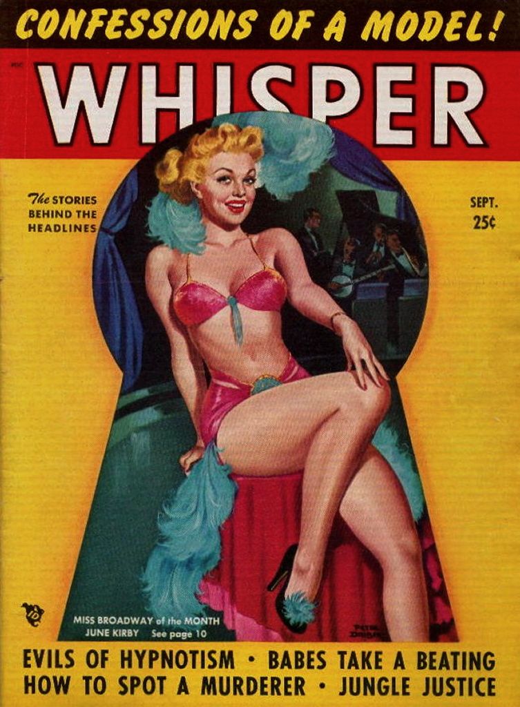 WHISPER magazine cover  Vol 4 # 2 September 1950