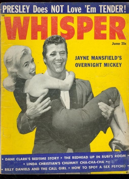 WHISPER magazine side cover June 1957