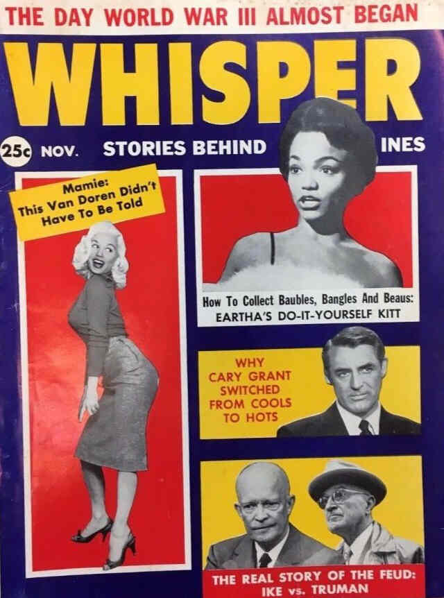 WHISPER magazine side cover November 1960