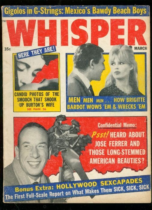 WHISPER magazine side cover March 1963