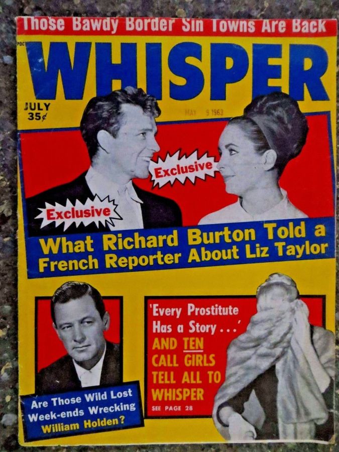 WHISPER magazine side cover July 1963