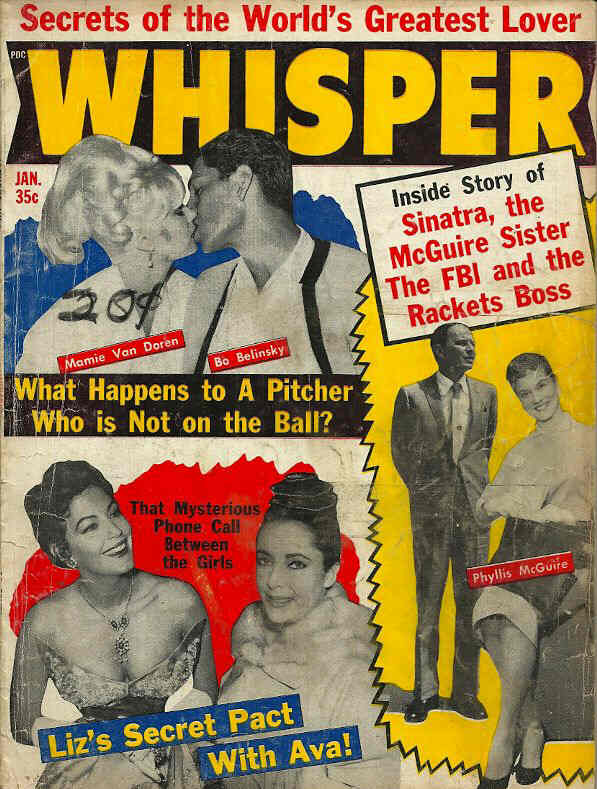 WHISPER magazine side cover January 1964