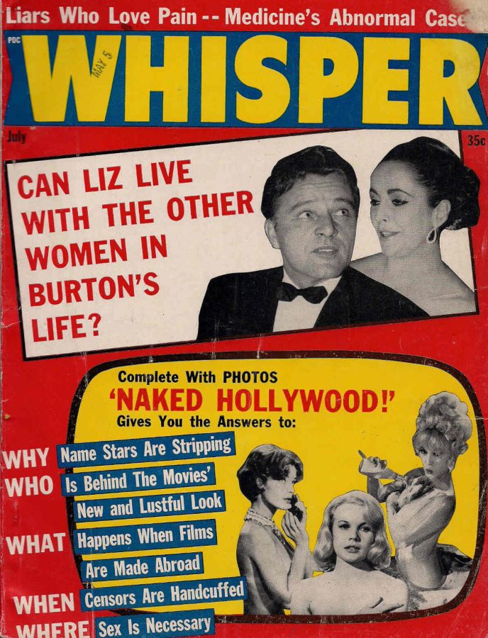WHISPER magazine side cover July 1964
